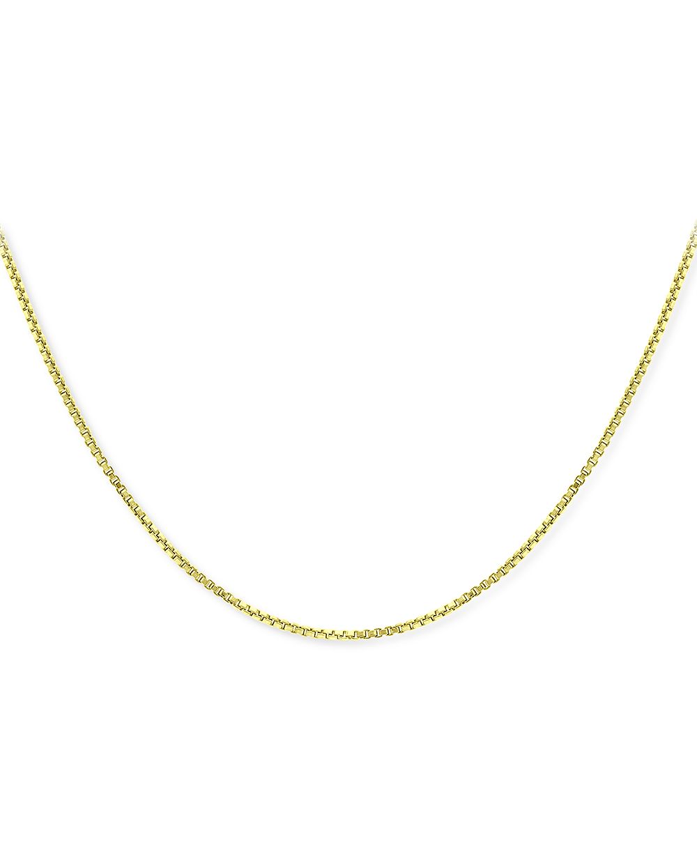 Ожерелье Giani Bernini Box Link 20" Chain в 18k Gold-Plated Sterling Silver