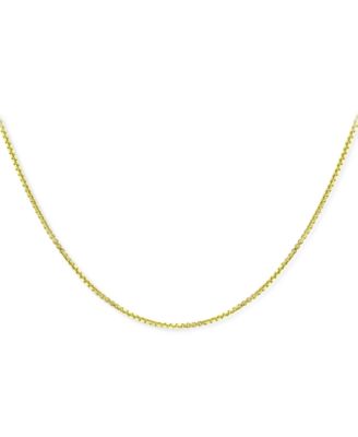 Колье Giani Bernini Box Link 20" Chain в 18k Gold-Plated Sterling Silver