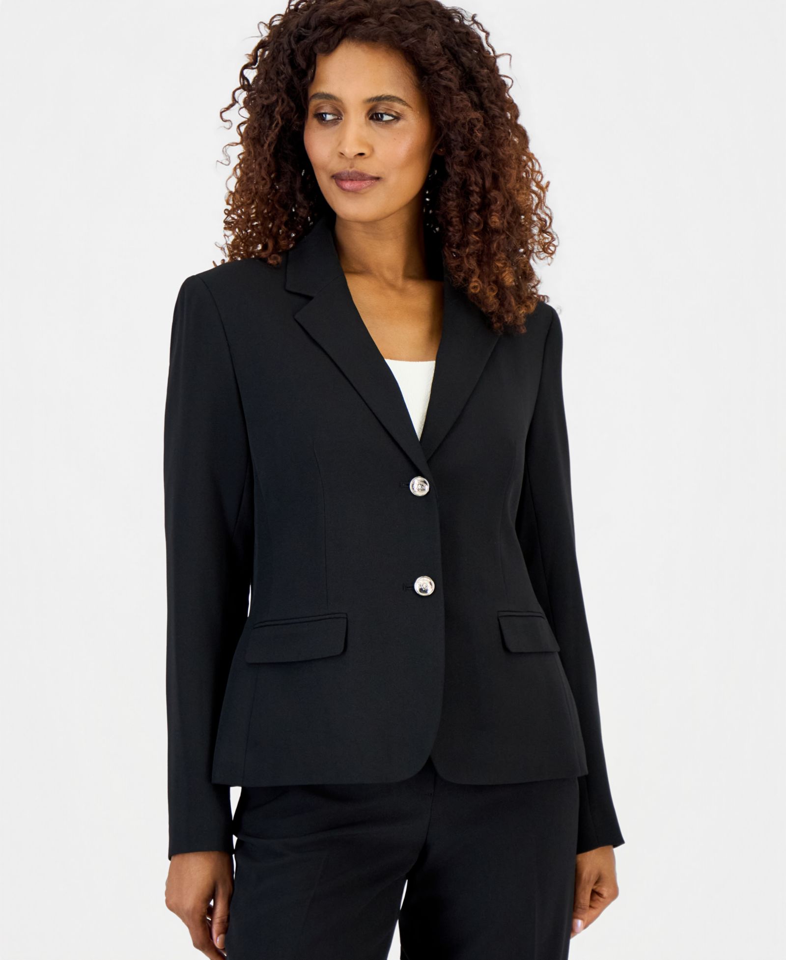 Классический блейзер Kasper Stretch Crepe Two-Button