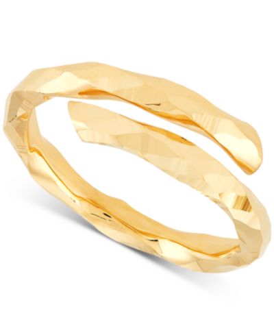 Кольцо Macey's Polished Bypass Statement в 10k Gold