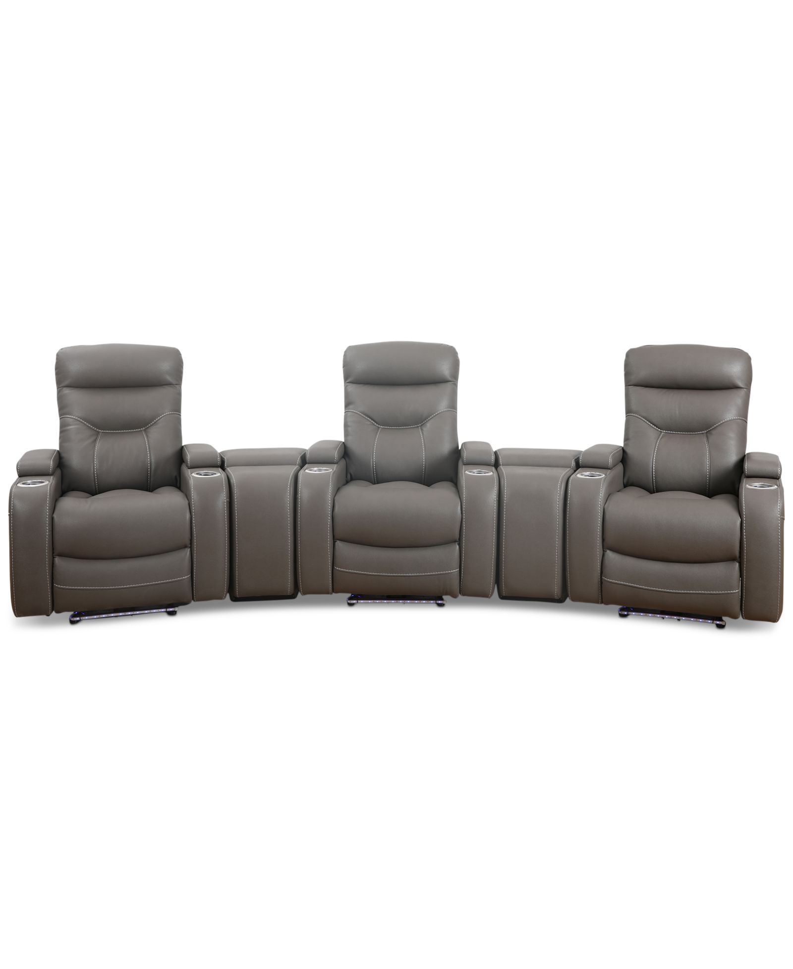 Театральное кресло Jabarr 5-Pc. Beyond Leather with 2 Consoles