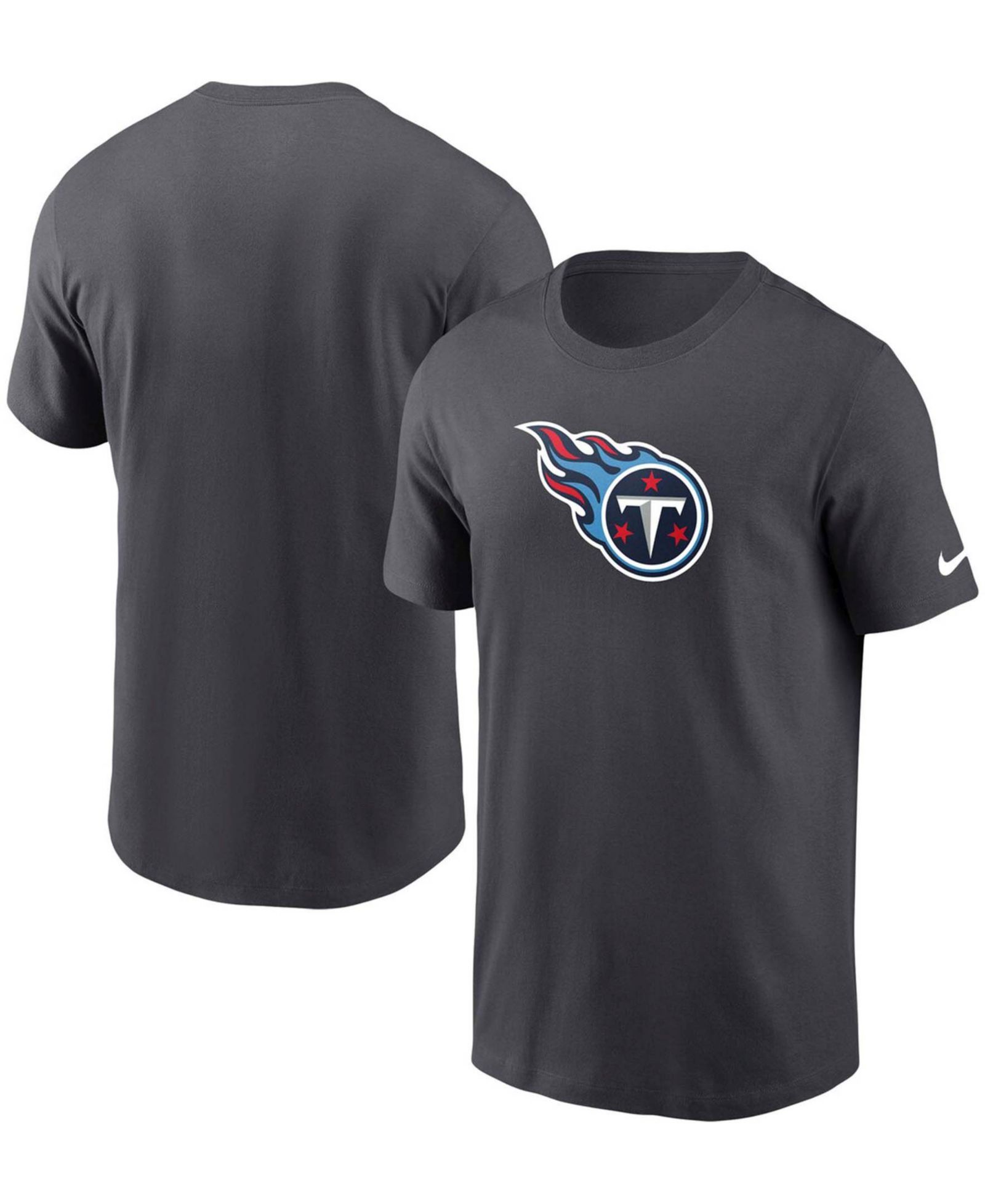 Футболка Nike Men's Charcoal Tennessee Titans Primary Logo
