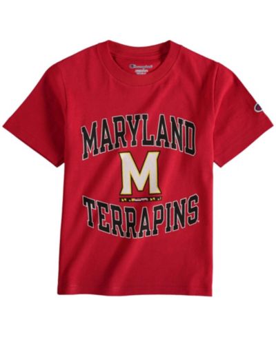 Big Boys and Girls Red Maryland Terrapins Circling Team Jersey T-shirt