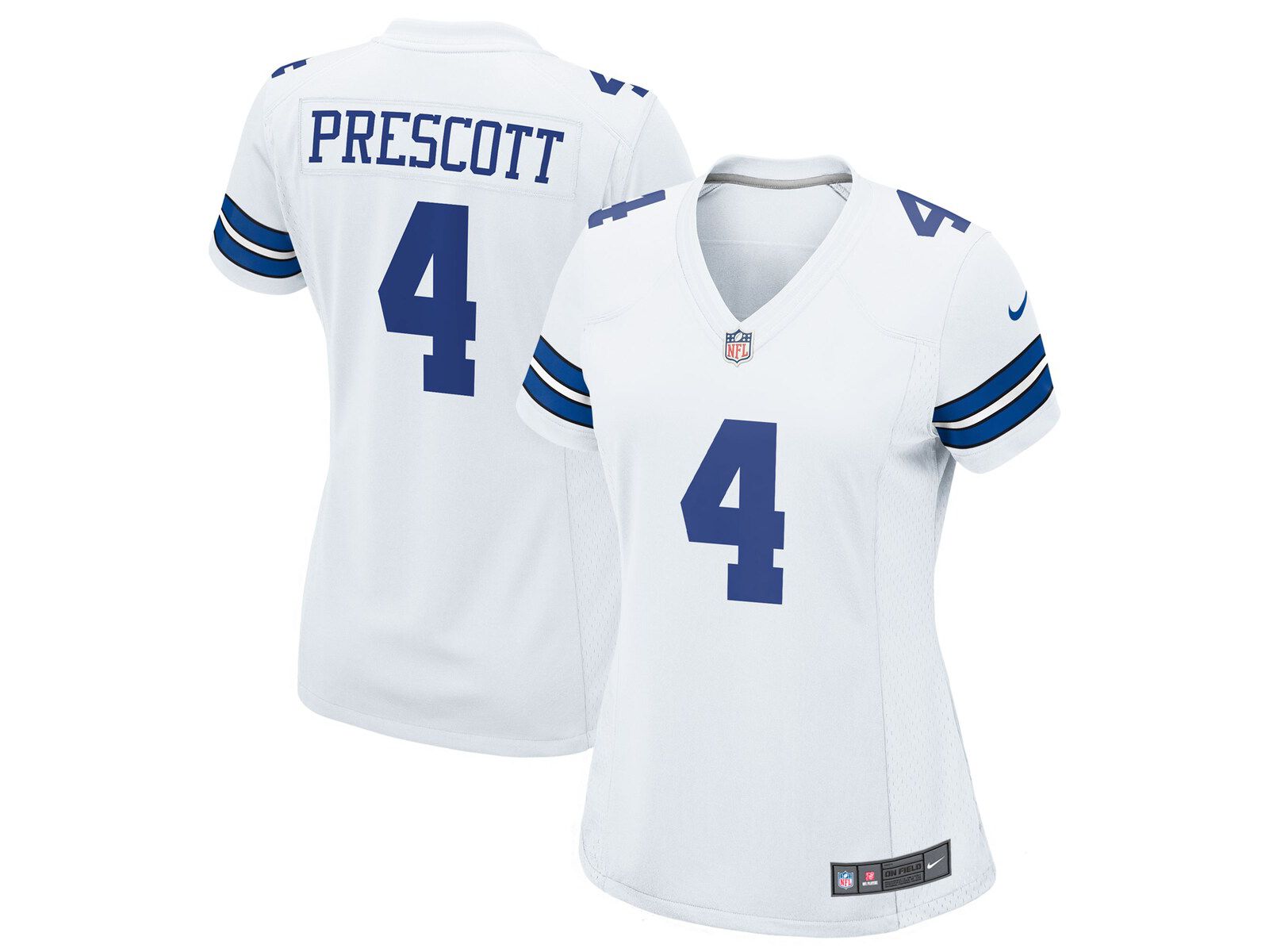 Женская джерси Nike Dak Prescott Dallas Cowboys Team Game