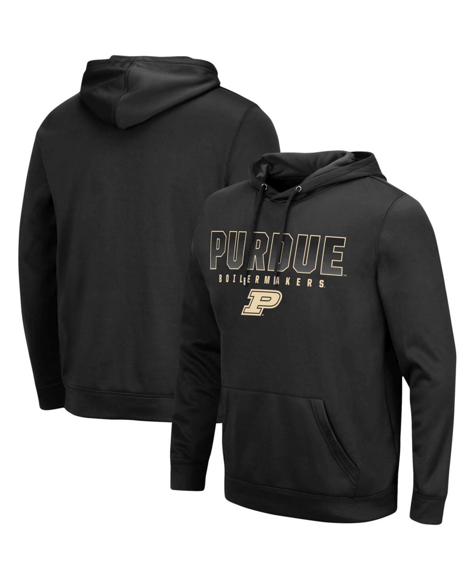 Мужское худи pullover Blackout 3.0 Purdue Boilermakers, черное