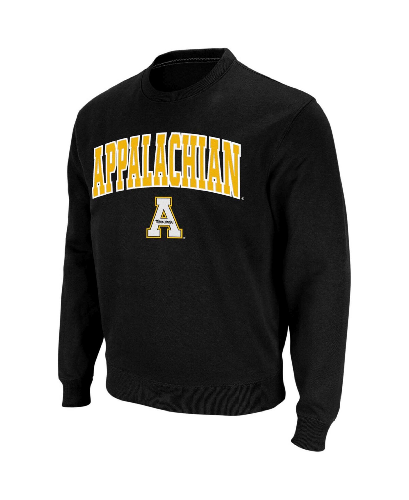 Мужское свитшот Colosseum Appalachian State Mountaineers с логотипом, черное