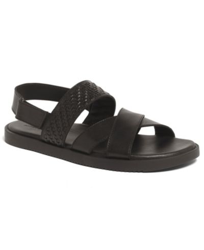 Anthony Veer Men's Mumbai Cross Strap Comfort Sandals