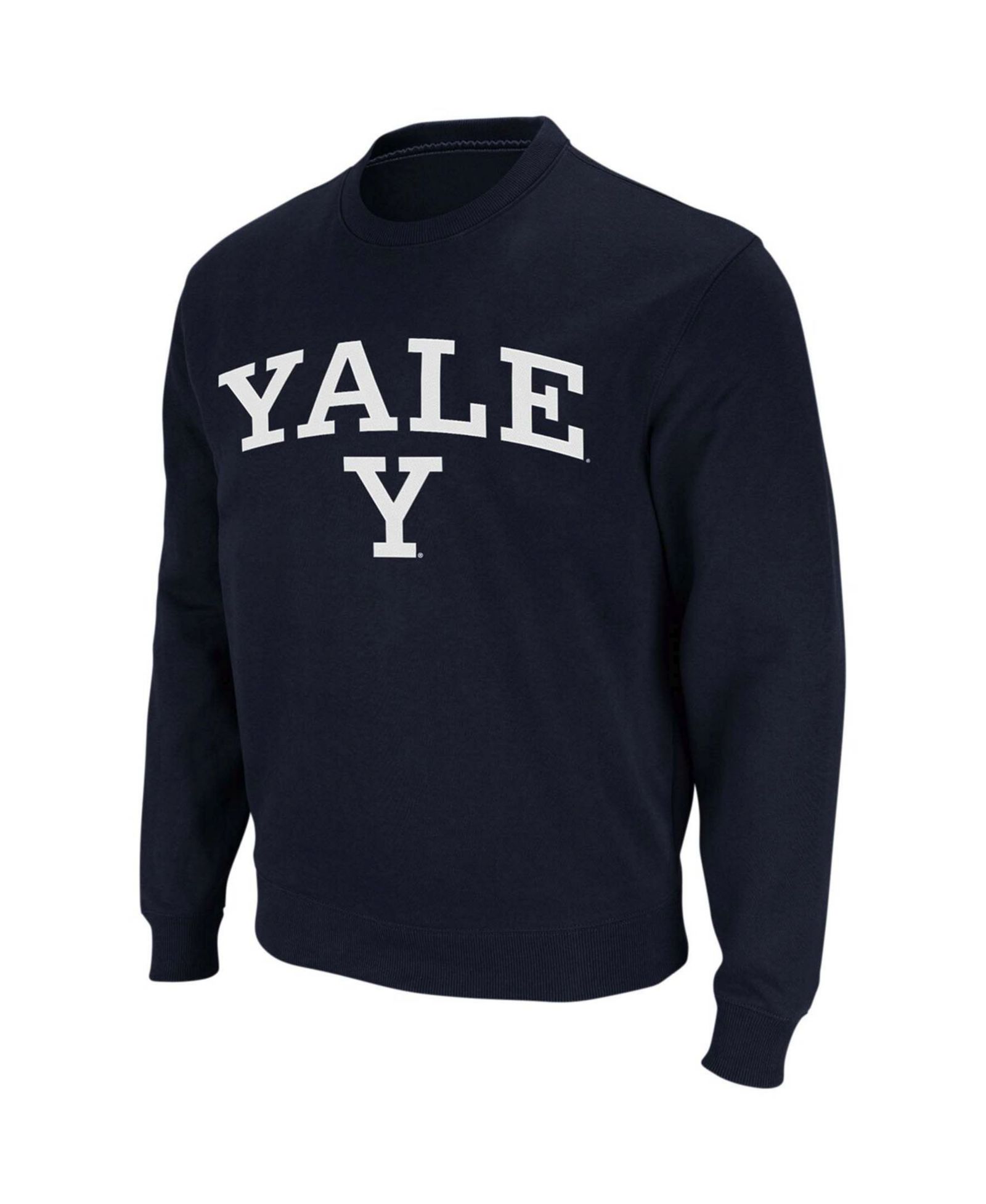 Мужской свитшот Colosseum Navy Yale Bulldogs с логотипом