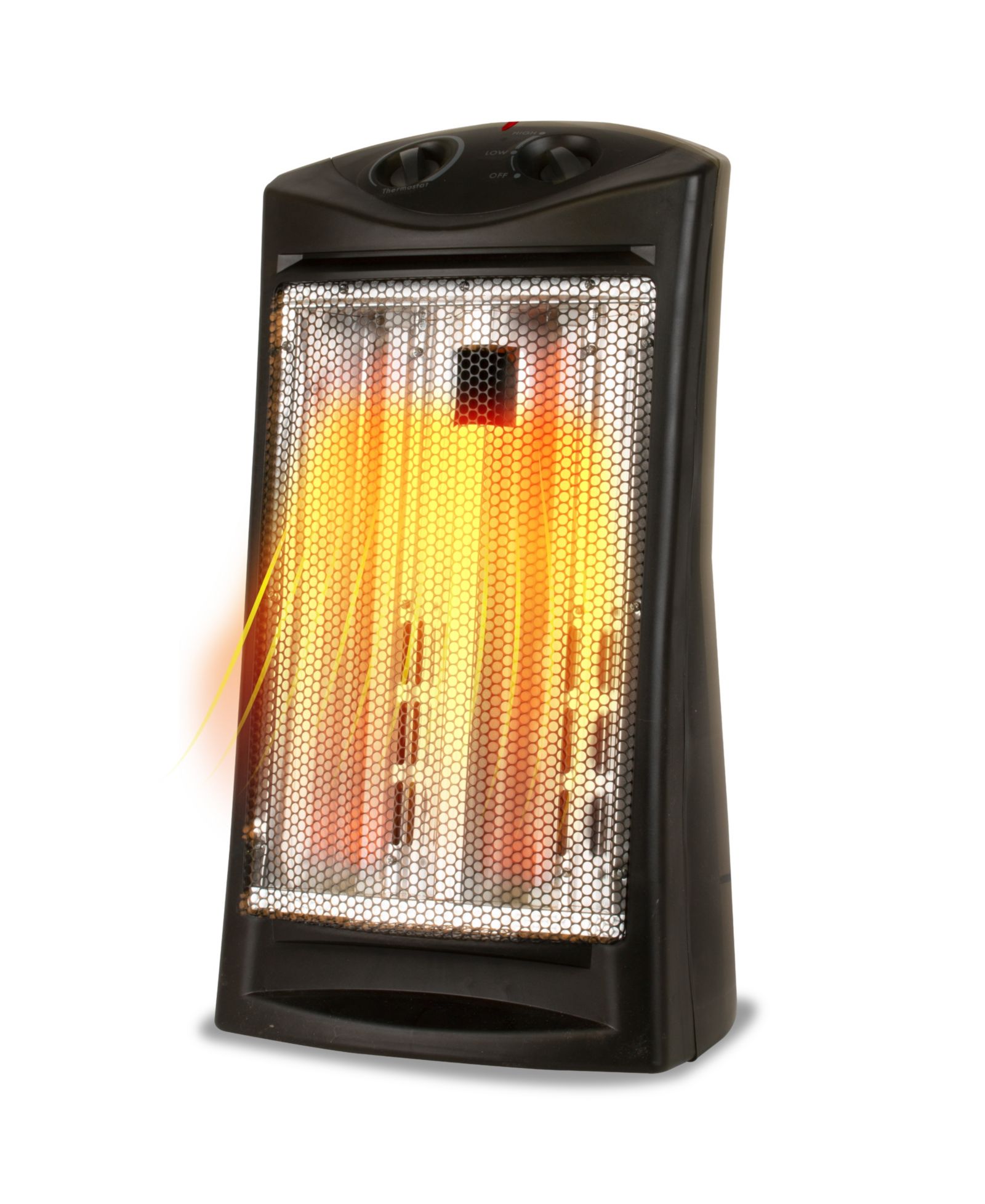 BLACK+DECKER Infrared Radiant Quartz Tower Heater, BHTI06, Black