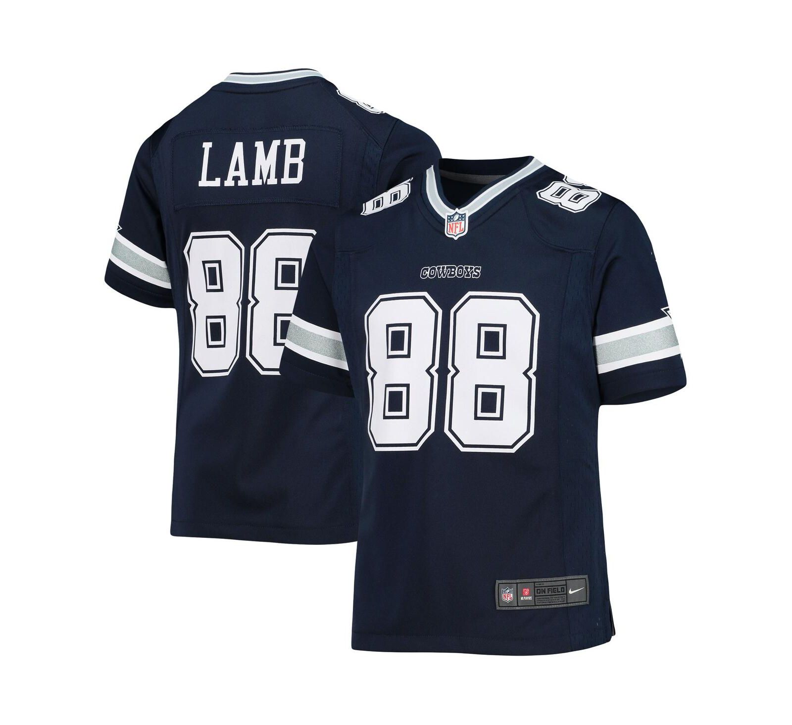 Детская джерси Nike Ceedee Lamb Navy Dallas Cowboys