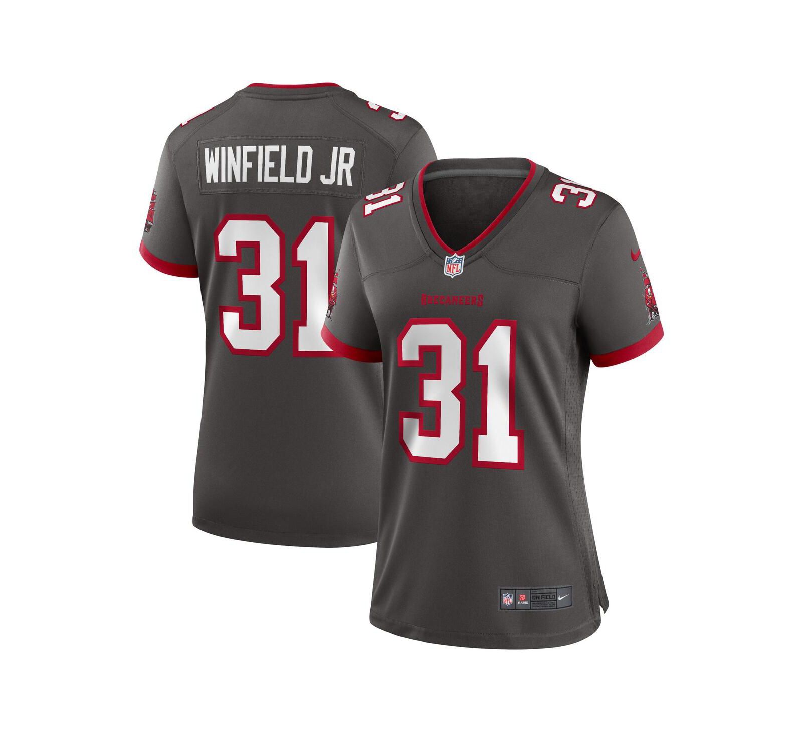 Nike Женская джерси Antoine Winfield Jr. Pewter Tampa Bay Buccaneers Game