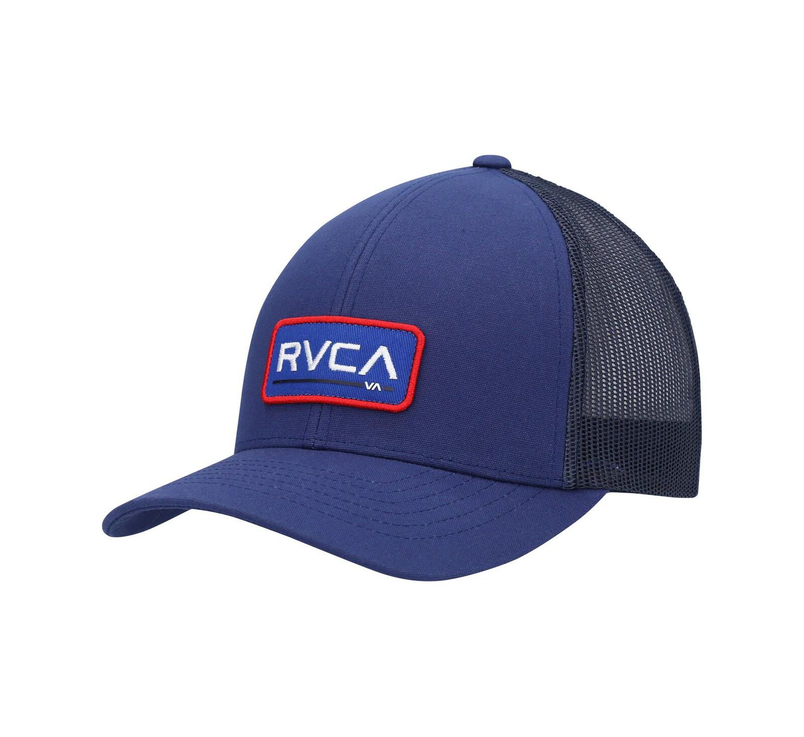 Мужская кепка RVCA Men's Navy Logo Ticket Trucker III Snapback