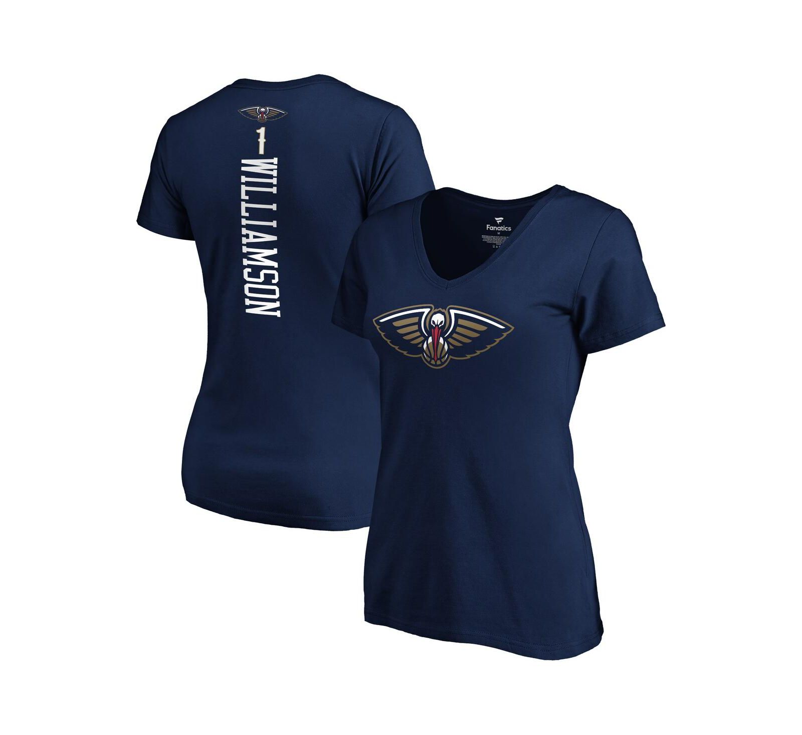 Женская футболка V-neck Zion Williamson New Orleans Pelicans 2019 NBA Draft Playmaker