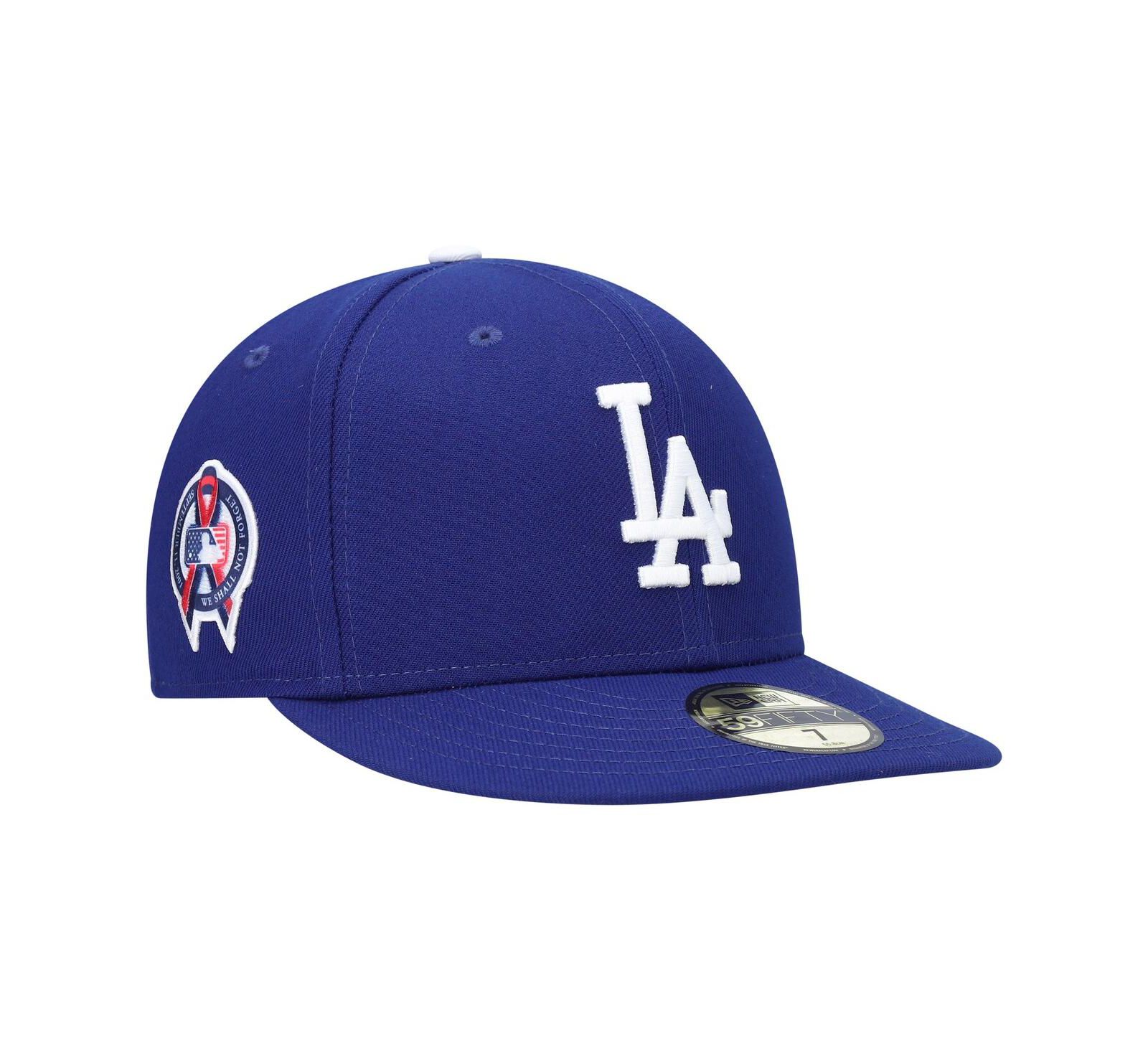 Мужская бейсболка New Era Los Angeles Dodgers 9/11 Memorial Side Patch 59FIFTY Fitted