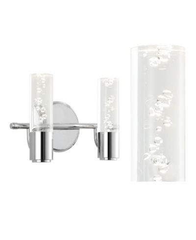 Современный настенный светильник Bolha 2-Light Minimalist Modern Bubble Integrated LED Vanity Light
