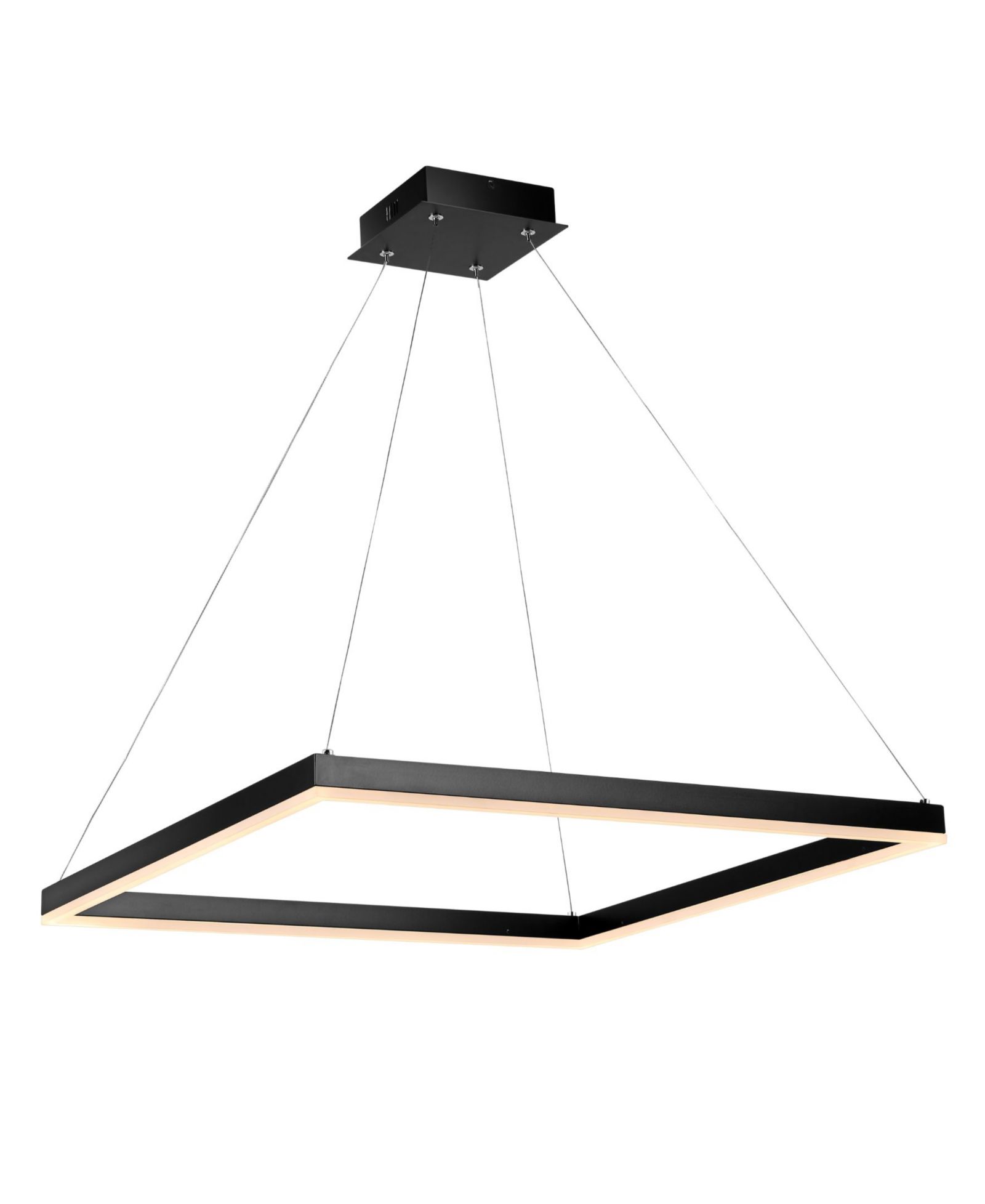 Современный подвесной светильник Nero Square с интегрированным LED