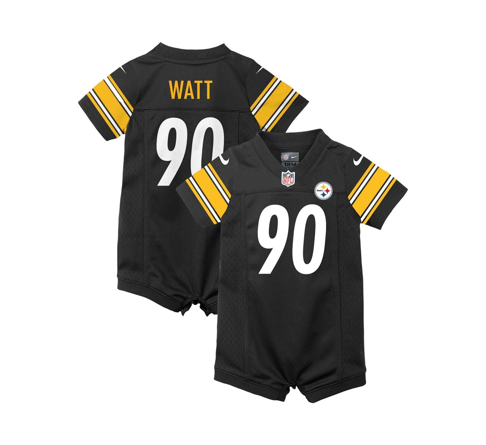 Детский комбинезон-джерси Nike Pittsburgh Steelers Black
