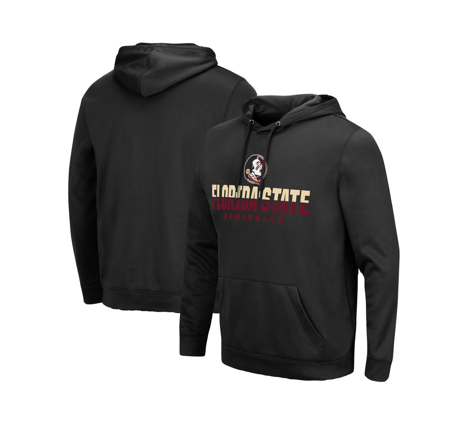 Men's Black Florida State Seminoles Lantern Pullover Hoodie