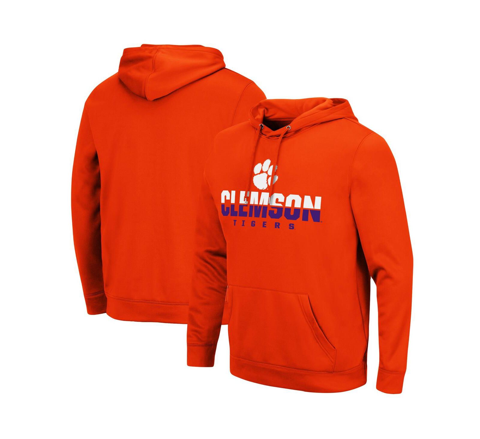 Мужское худи Colosseum Clemson Tigers Lantern Pullover
