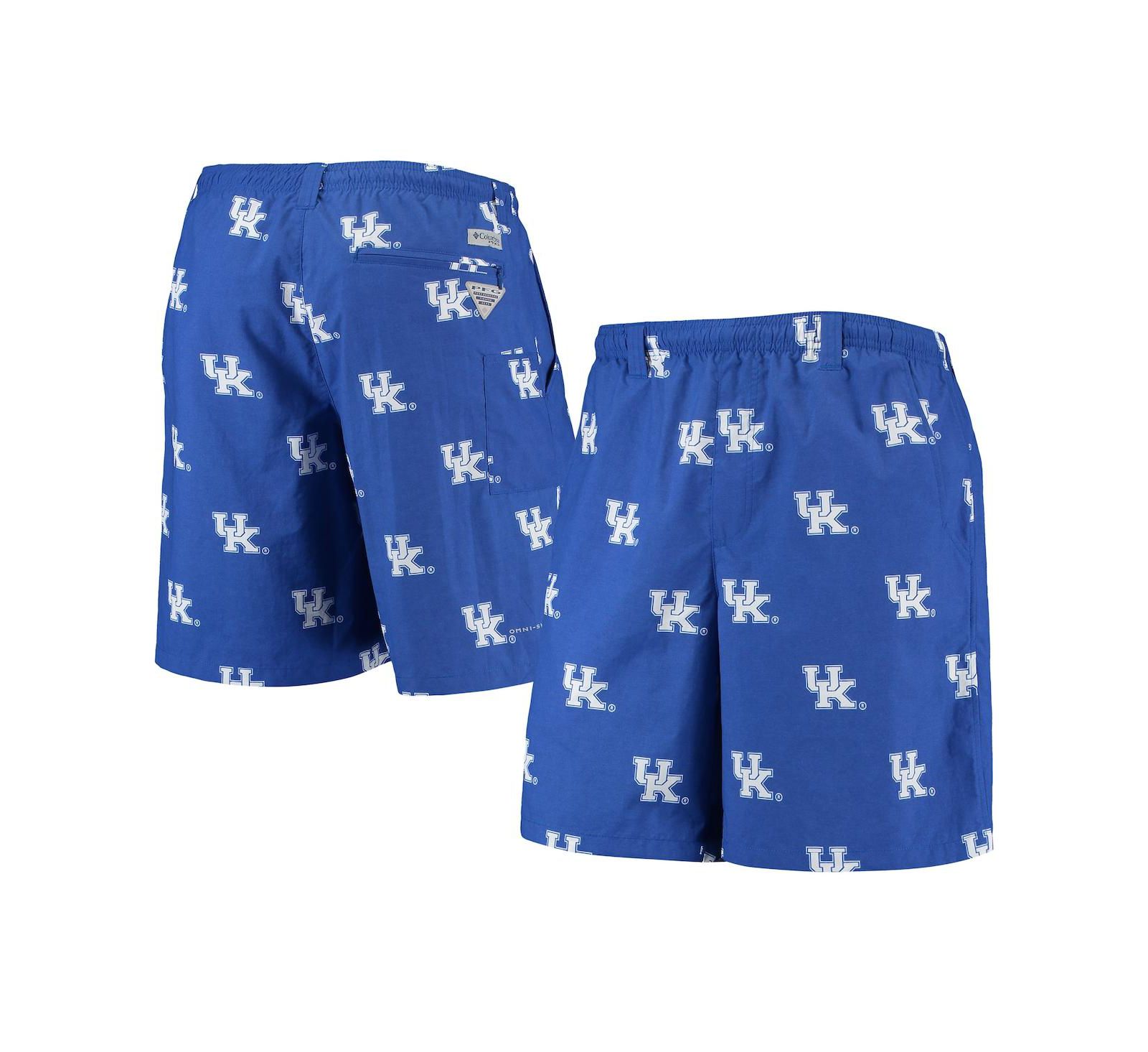 Men's Royal Kentucky Wildcats Backcast II 8" Omni-Shade Hybrid Shorts