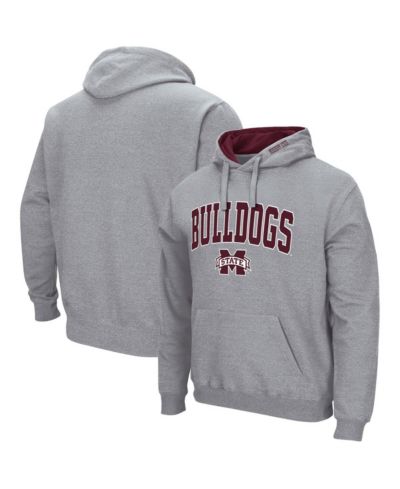 Мужское худи Colosseum Mississippi State Bulldogs Arch Logo 3.0 Pullover