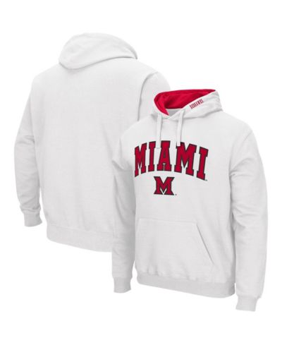 Мужское худи Colosseum Miami University Redhawks Arch and Logo Pullover