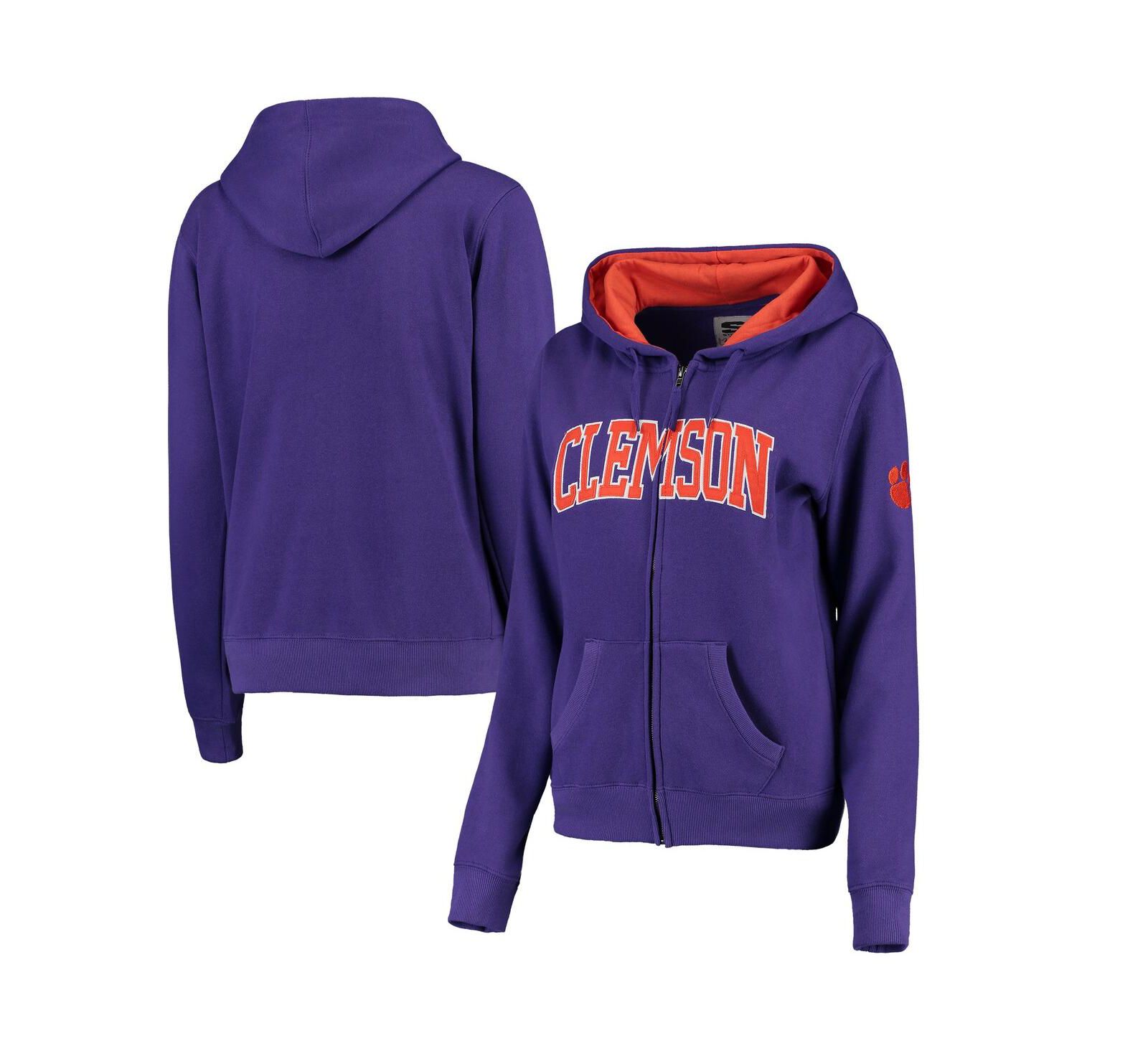 Женское худи Clemson Tigers Arched Name Full-Zip