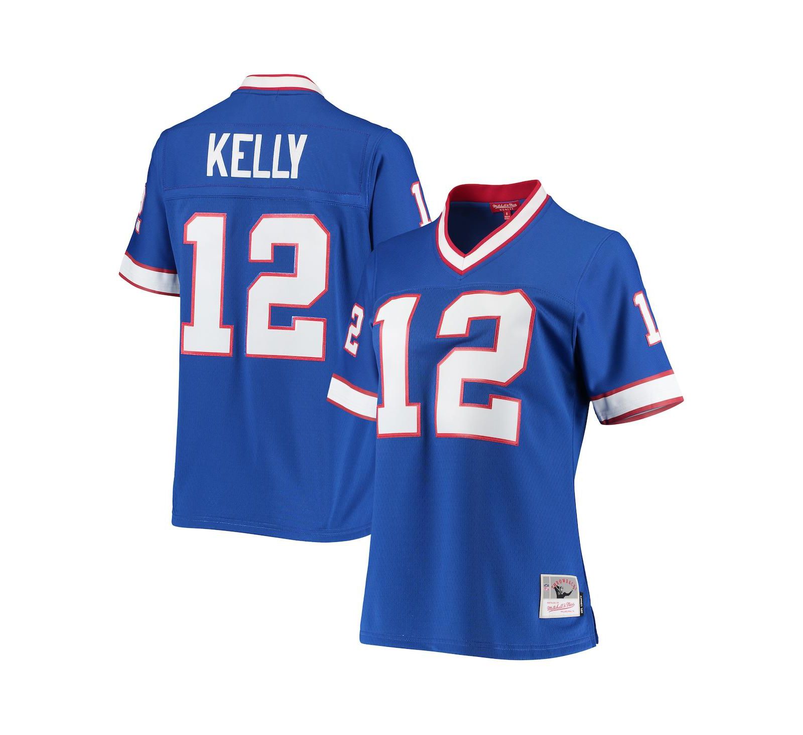 Женская реплика джерси Jim Kelly Royal Buffalo Bills 1990 Legacy