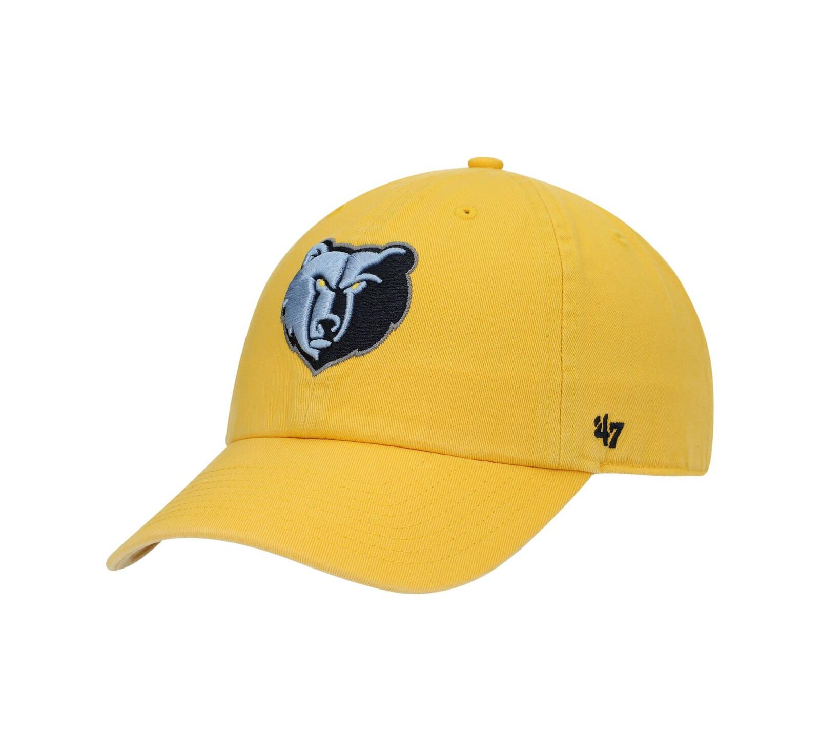 Men's Gold Memphis Grizzlies Team Clean Up Adjustable Hat