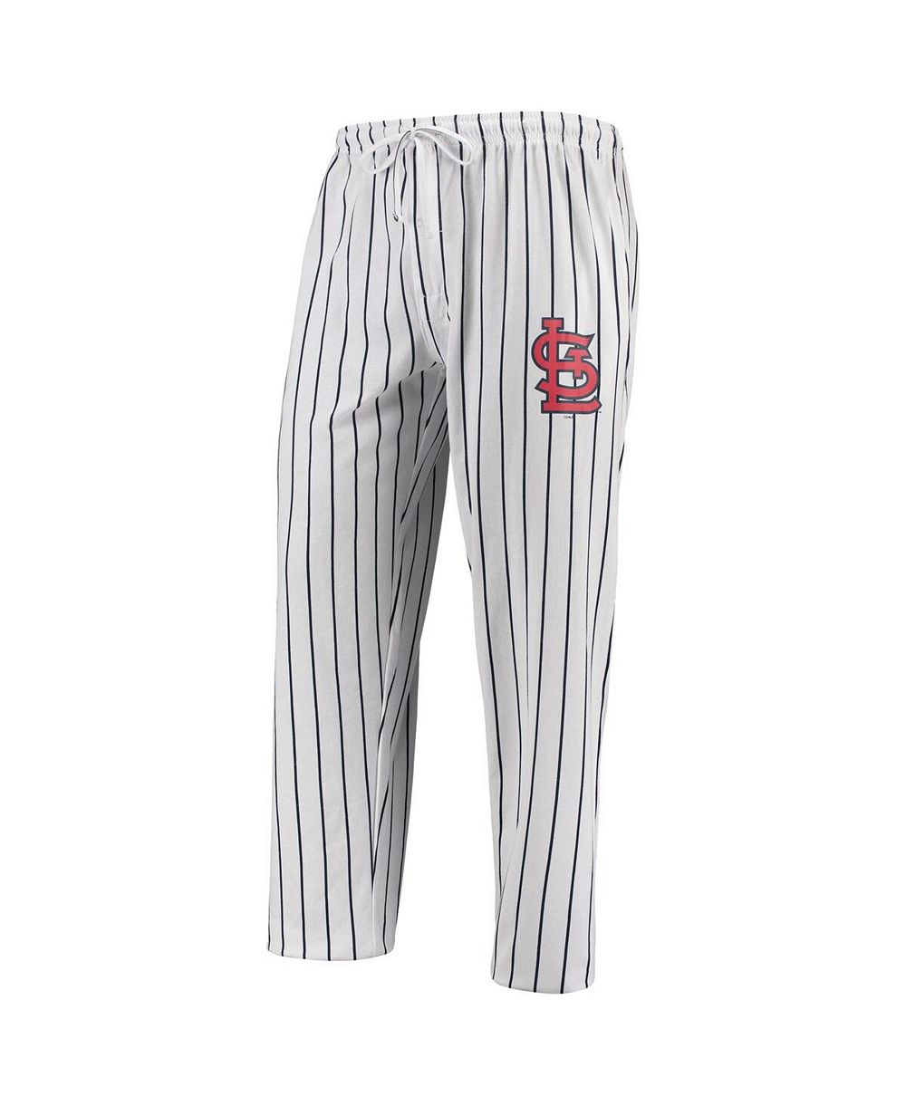 Мужские спортивные брюки Concepts Sport White, Navy St. Louis Cardinals Vigor Lounge