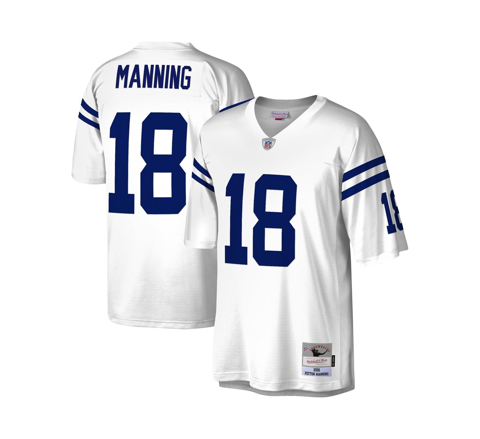 Мужская реплика джерси Peyton Manning Indianapolis Colts, белая