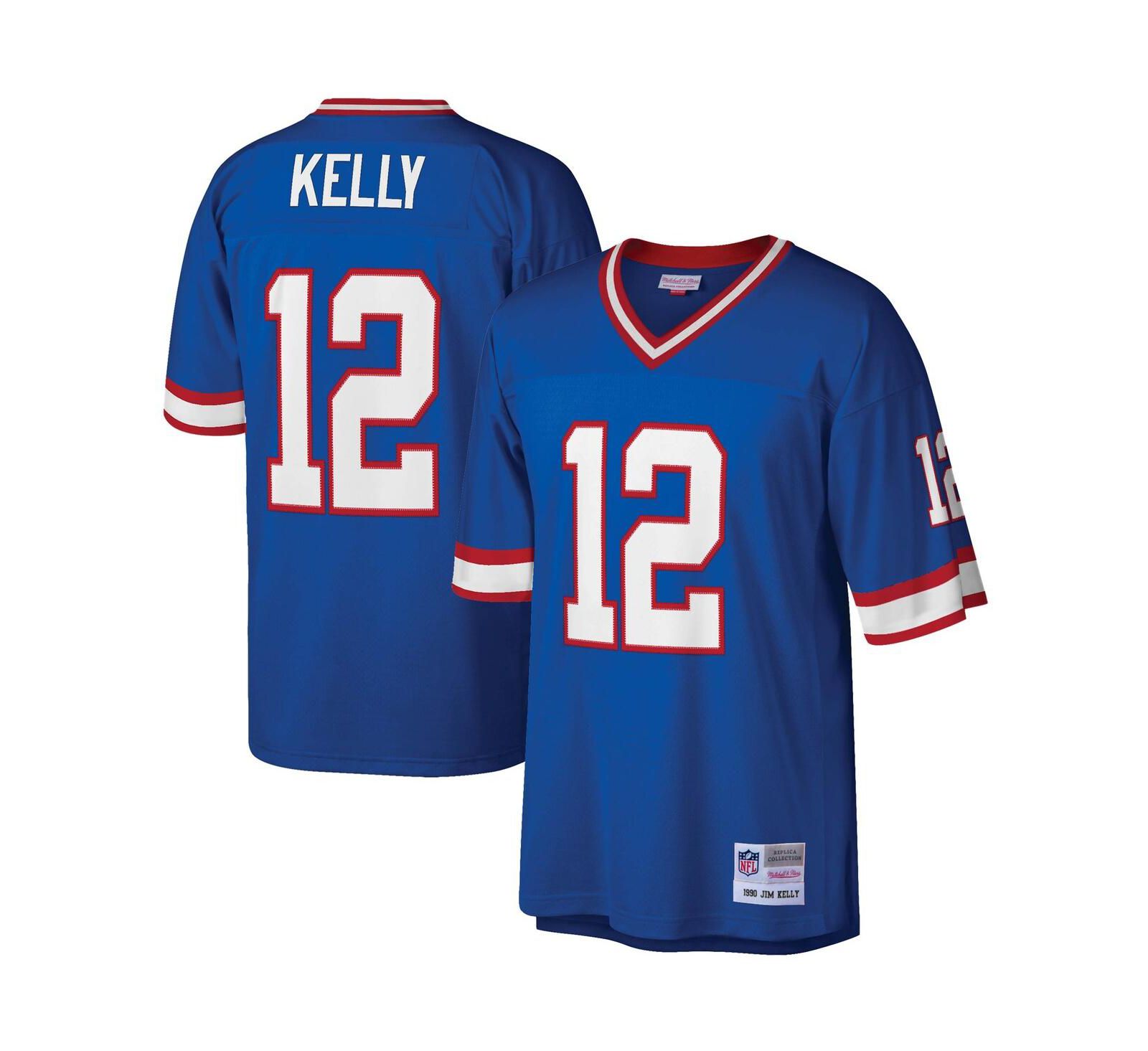 Мужская джерси-реплика Jim Kelly Royal Buffalo Bills Legacy от Mitchell & Ness