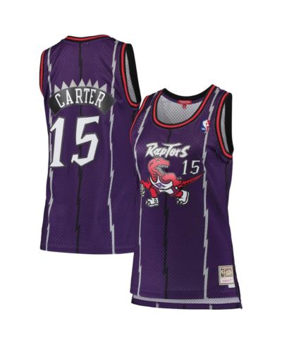 Женская джерси Mitchell & Ness Vince Carter Toronto Raptors 1998-99 Hardwood Classics Swingman Purple