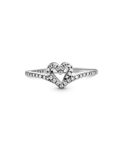 Кольцо Pandora Timeless Wish Sparkling Heart с кубическим цирконием