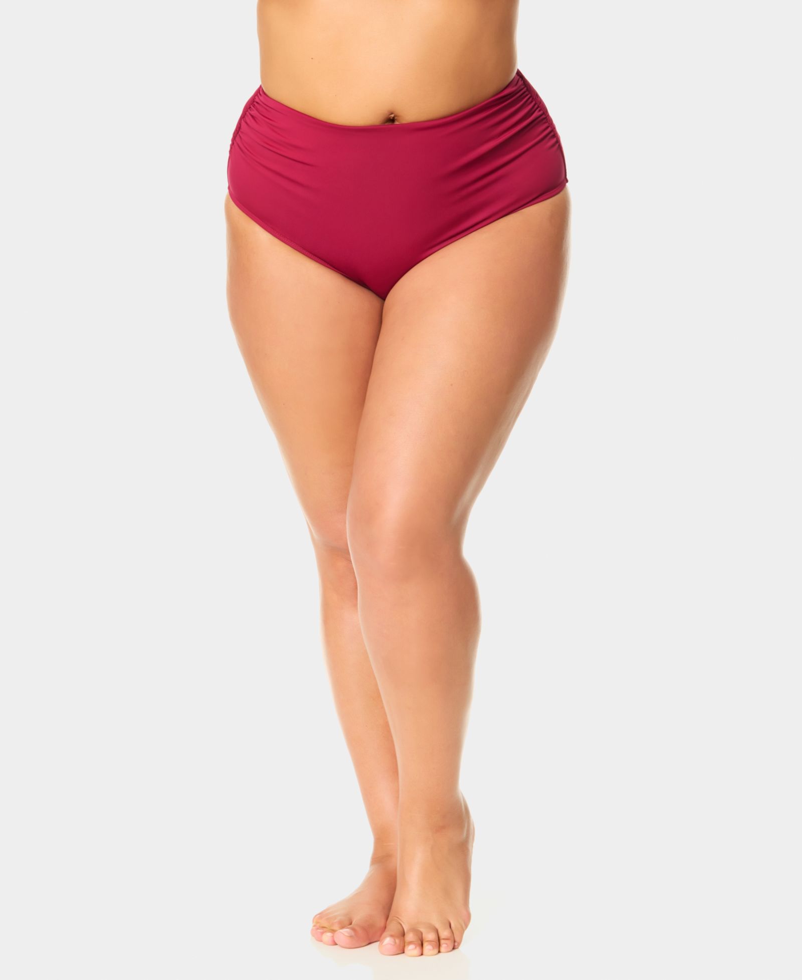 Anne Cole Plus Size бикини-плавки с высокой талией