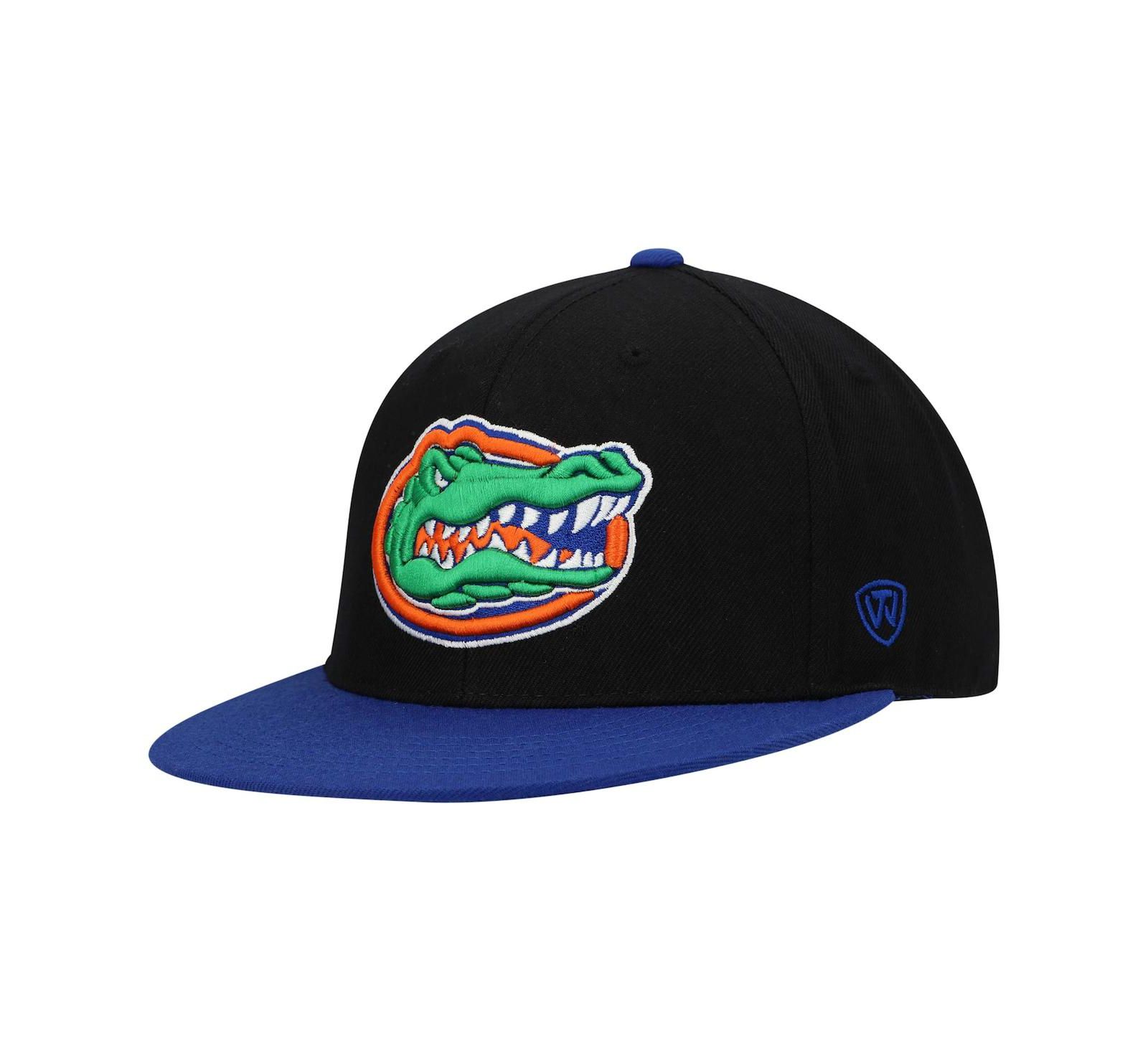 Мужская кепка Top of the World Black and Royal Florida Gators Team Color