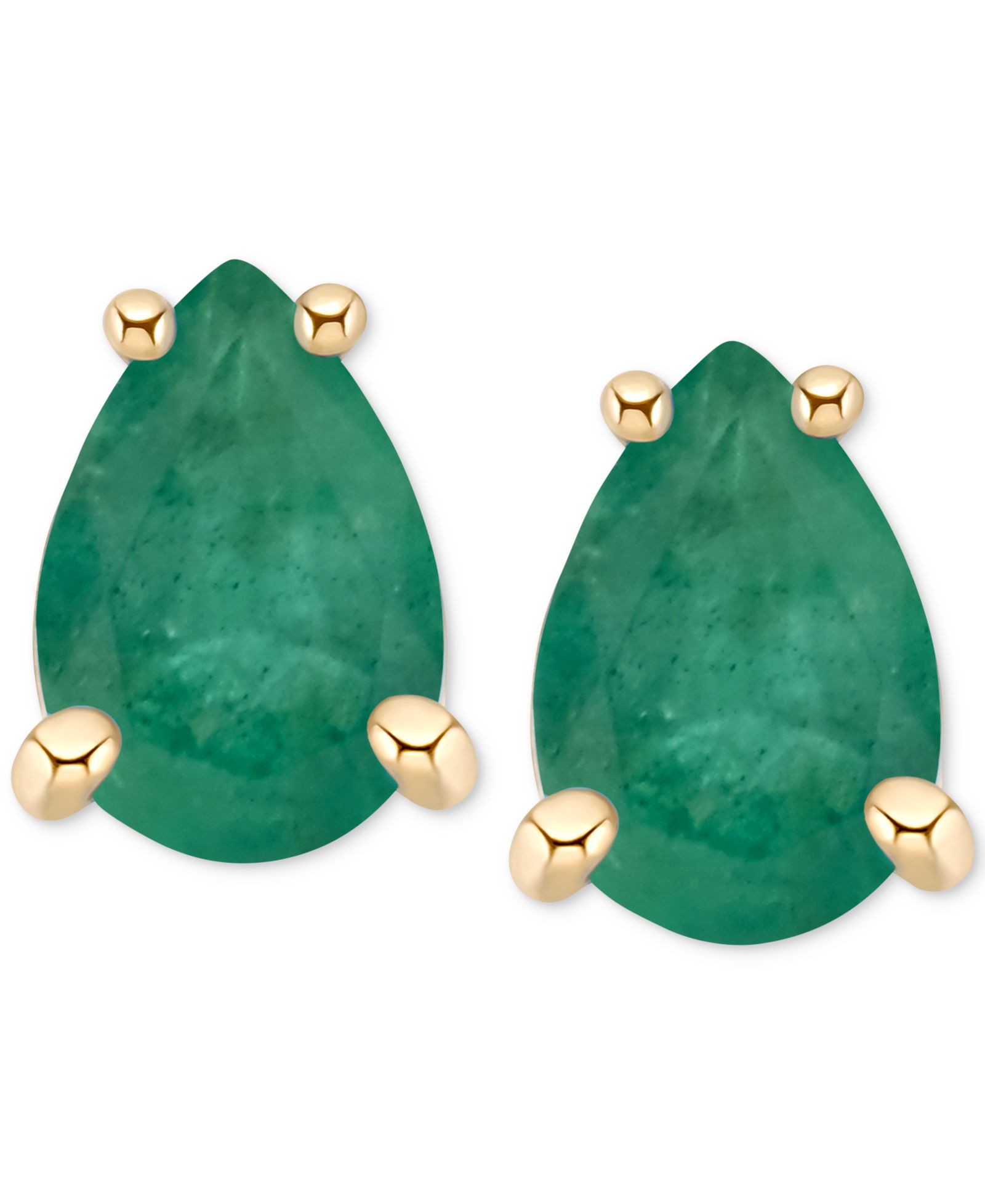 Sapphire Pear-Cut Stud Earrings (1 ct. t.w.) in 14k Gold (Also in Emerald & Ruby)