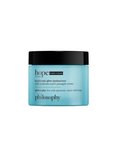 philosophy hope in a jar hyaluronic glow moisturizer with hyaluronic acid & pineapple extract, 2-oz.