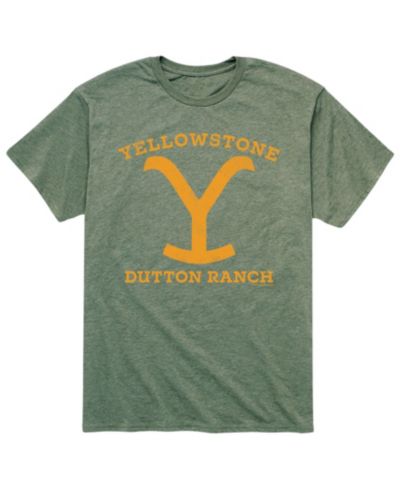 Мужская футболка AIRWAVES Yellowstone Dutton Ranch Yellow
