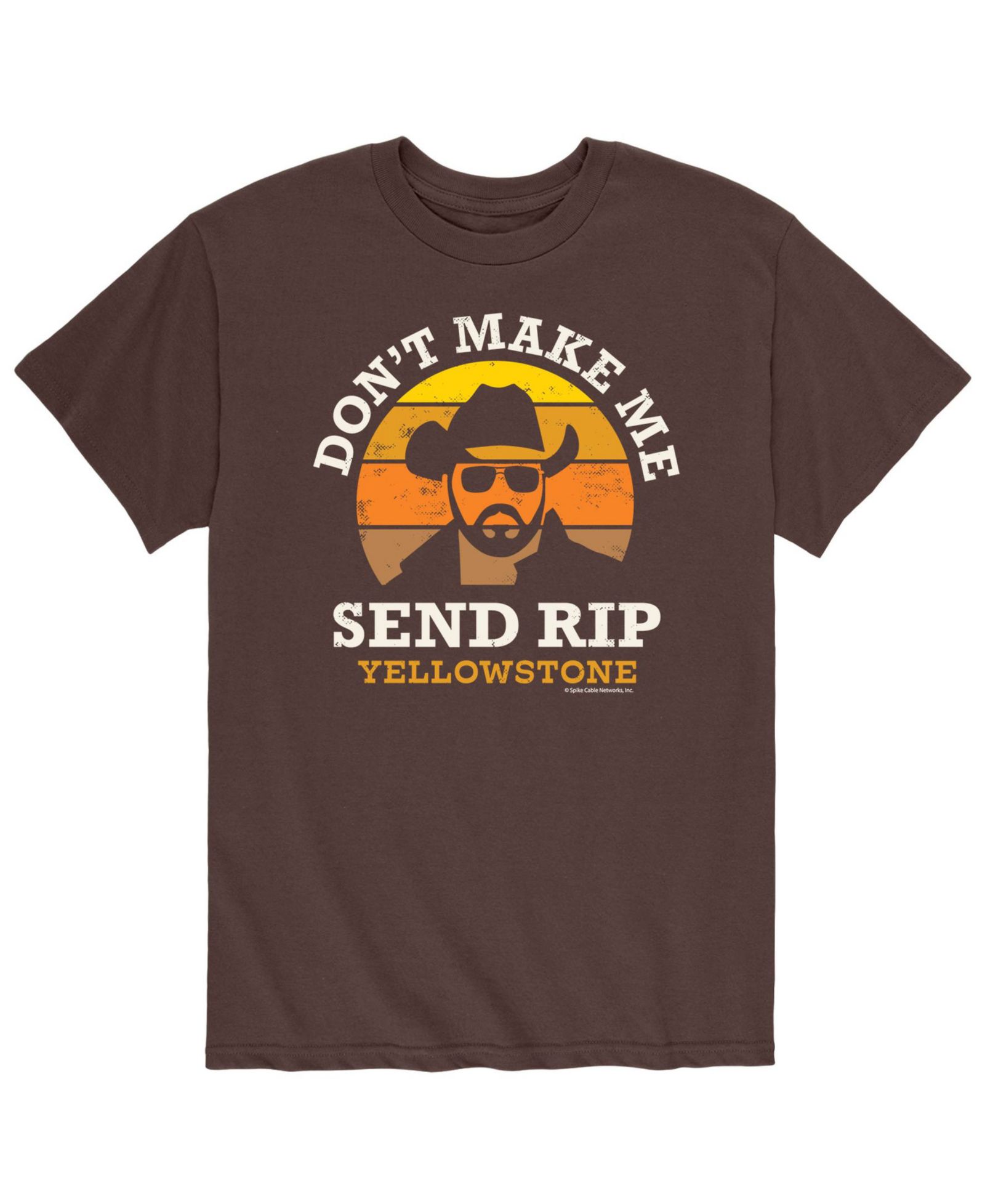 Мужская футболка Yellowstone Don't Make Me Send RIP