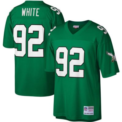 Мужская джерси Mitchell & Ness Reggie White Kelly Green Philadelphia Eagles Legacy Replica