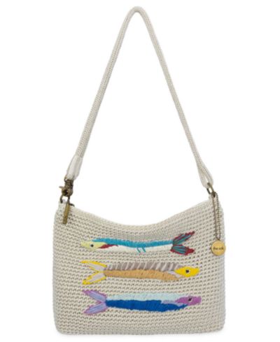 The Sak Women's Lumi Crochet Small Crossbody Handbag