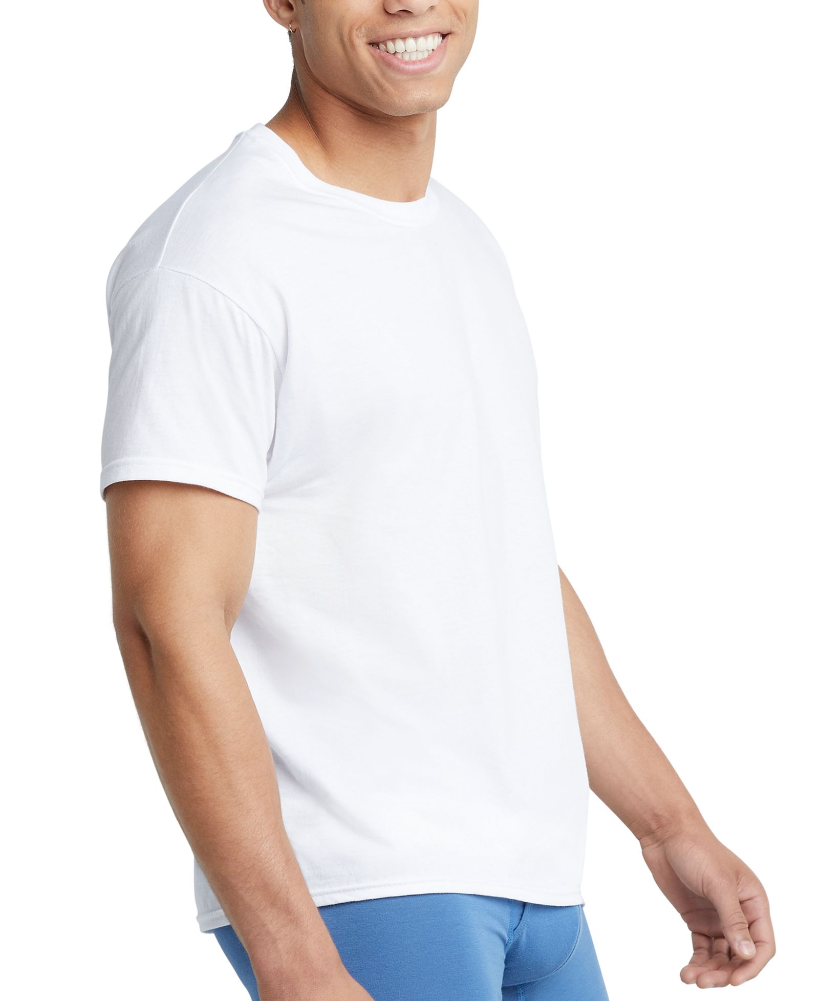 Hanes Men's 6-Pack Ultimate Crewneck Undershirts
