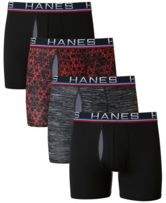 Hanes Men's Ultimate 4pk. Sport Boxer Briefs