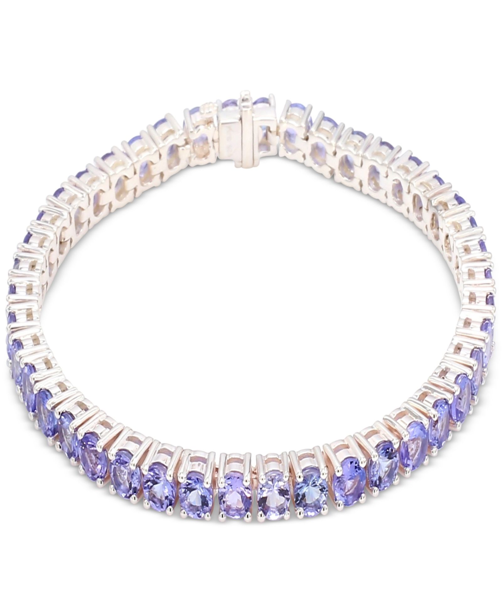 Tanzanite Tennis Bracelet (11-1/3 ct. t.w.) в Sterling Silver