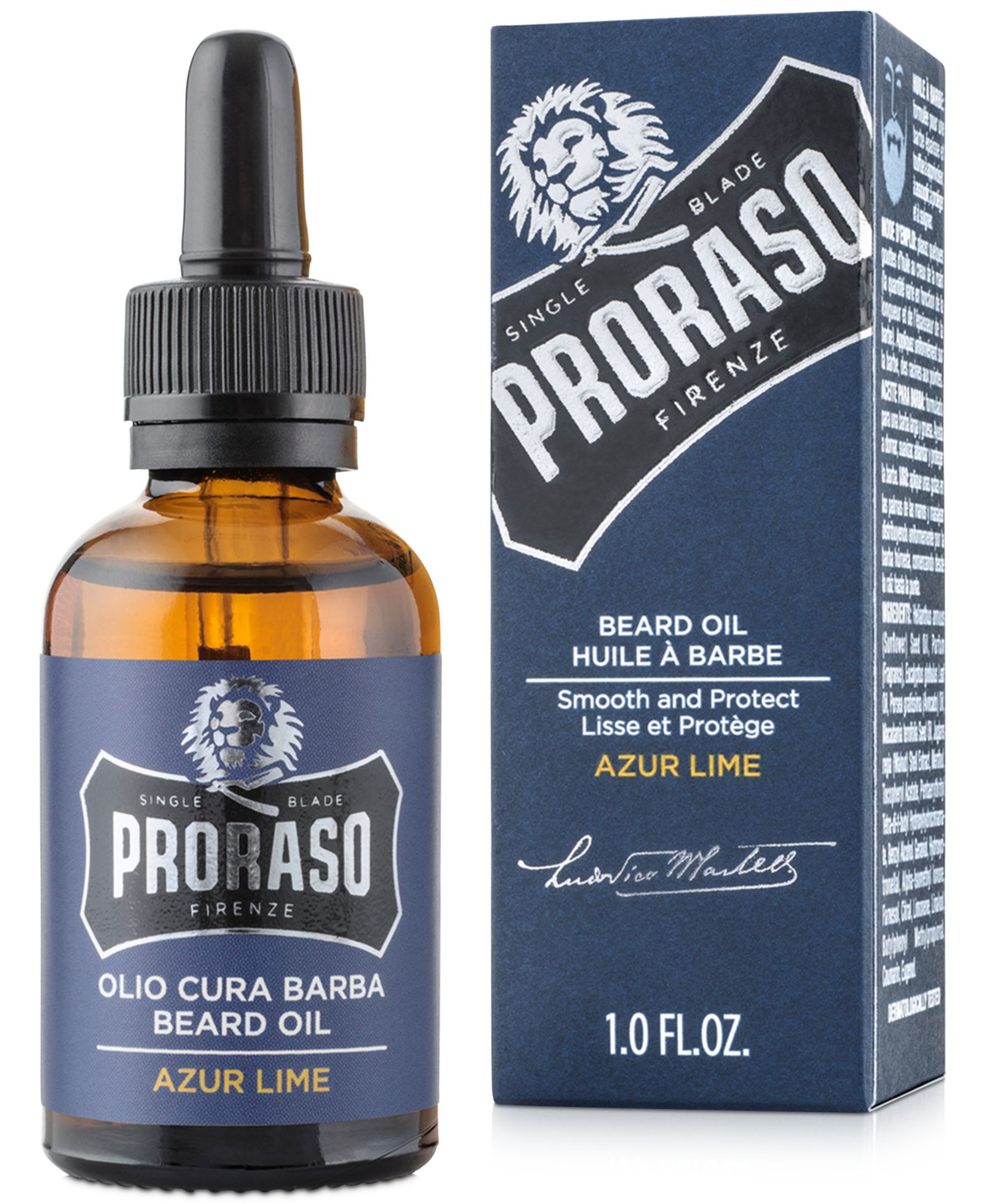 Масло для бороды Proraso Azur Lime