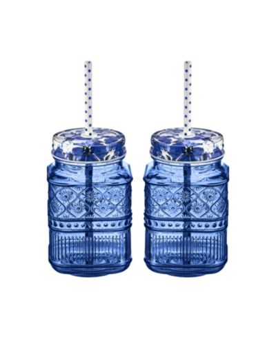 Godinger Claro Mason Jars, Set of 2