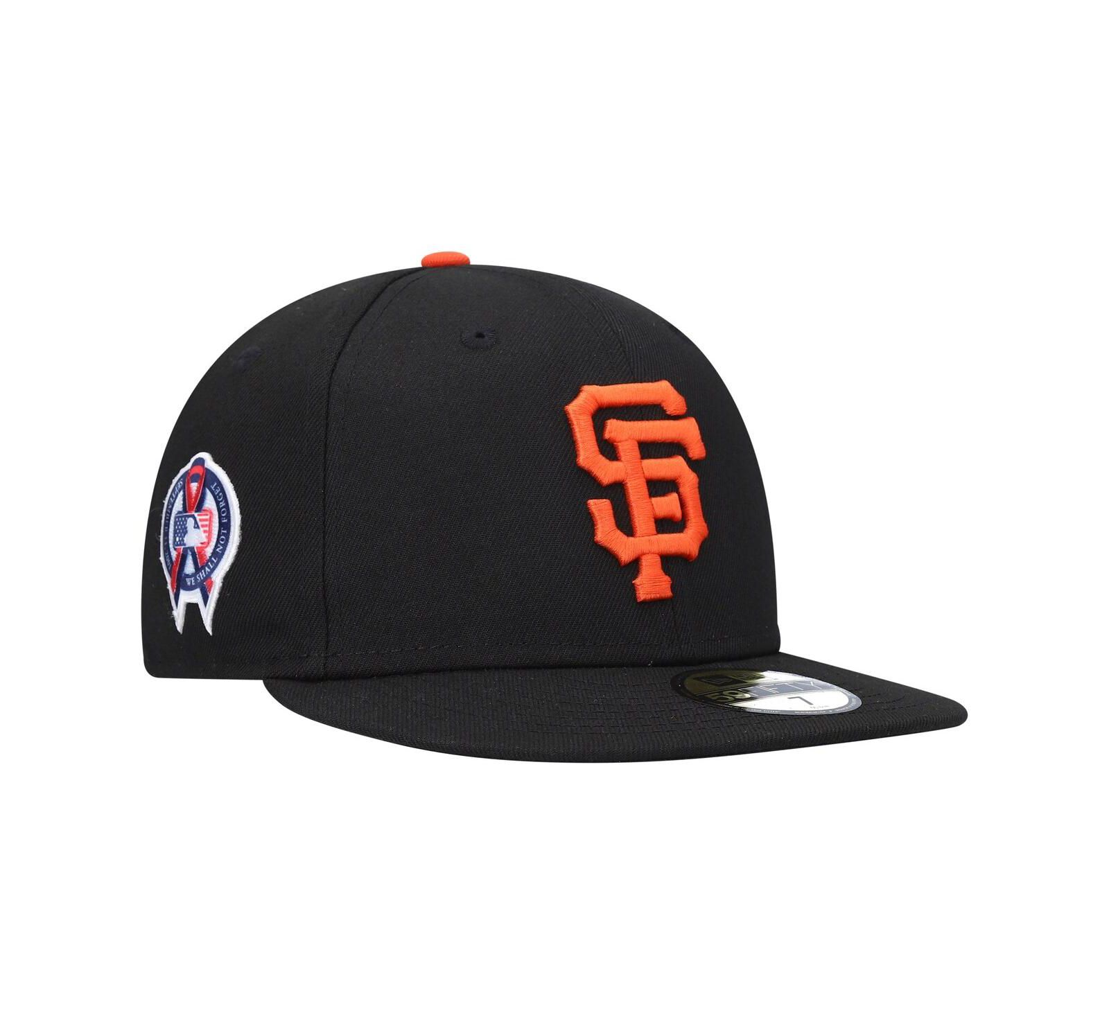 Мужская кепка New Era Black San Francisco Giants 9/11 Memorial Side Patch 59Fifty Fitted