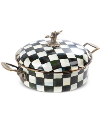 Mackenzie-Childs Courtly Check 5-Quart Casserole Dish