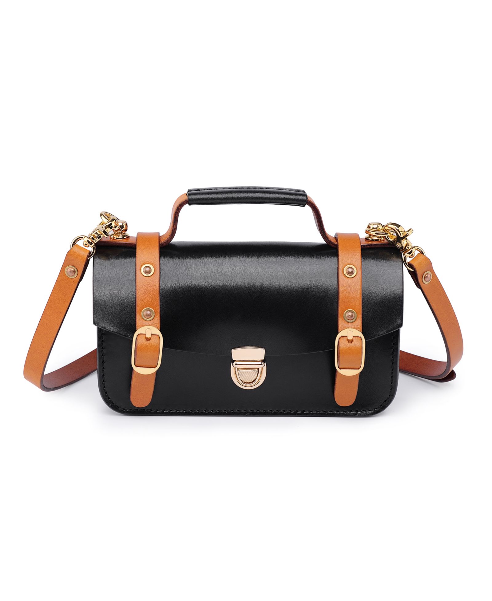 OLD TREND Женская кожаная сумка через плечо Snapper Crossbody